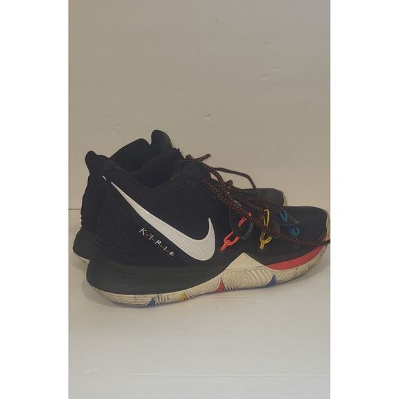 2019 Used NIKE KYRIE 5 V IRVING FRIENDS Missing‎ One Sole CRIMSON Men's 12. - Picture 4 of 11